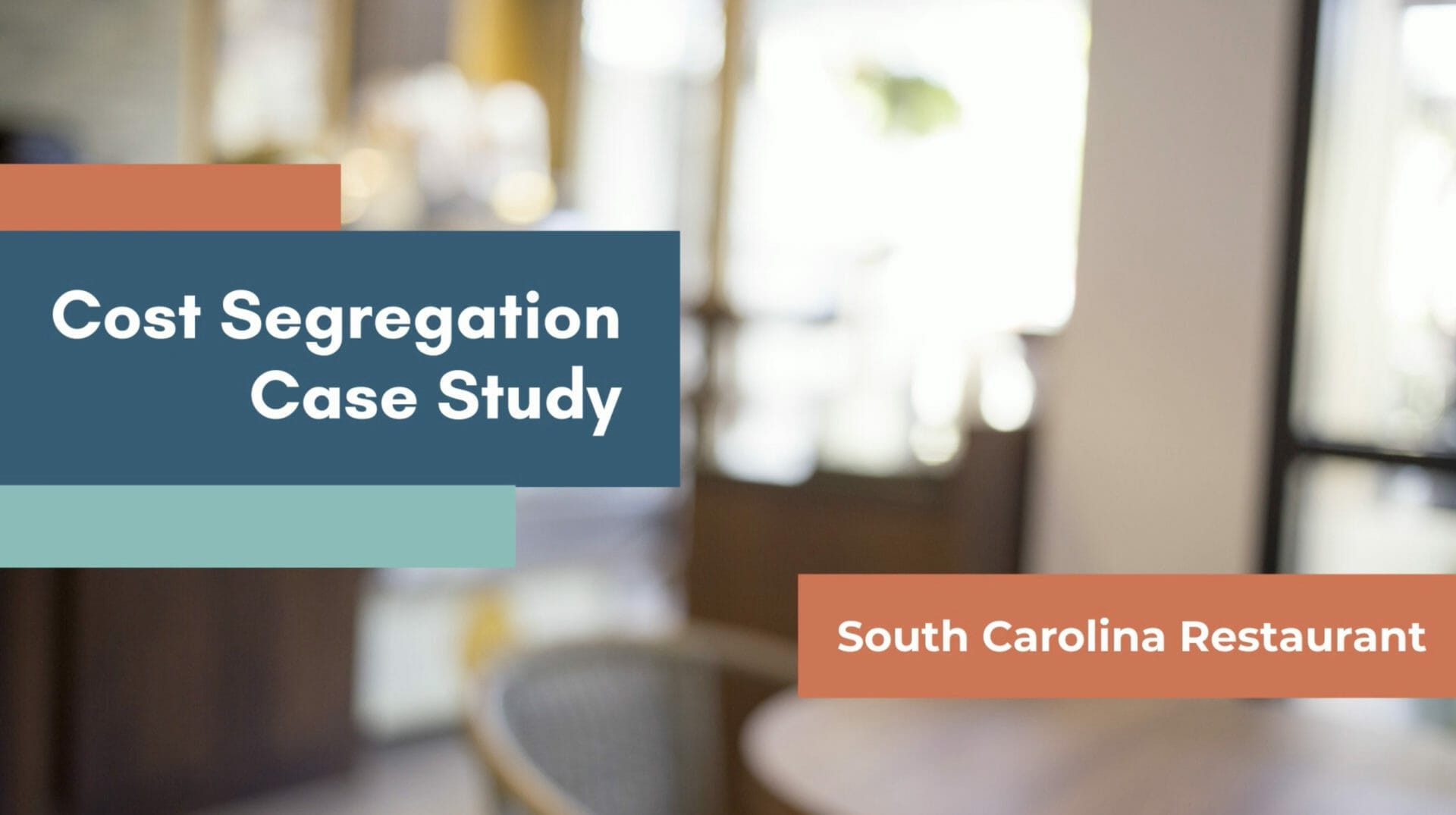 cost segregation case study