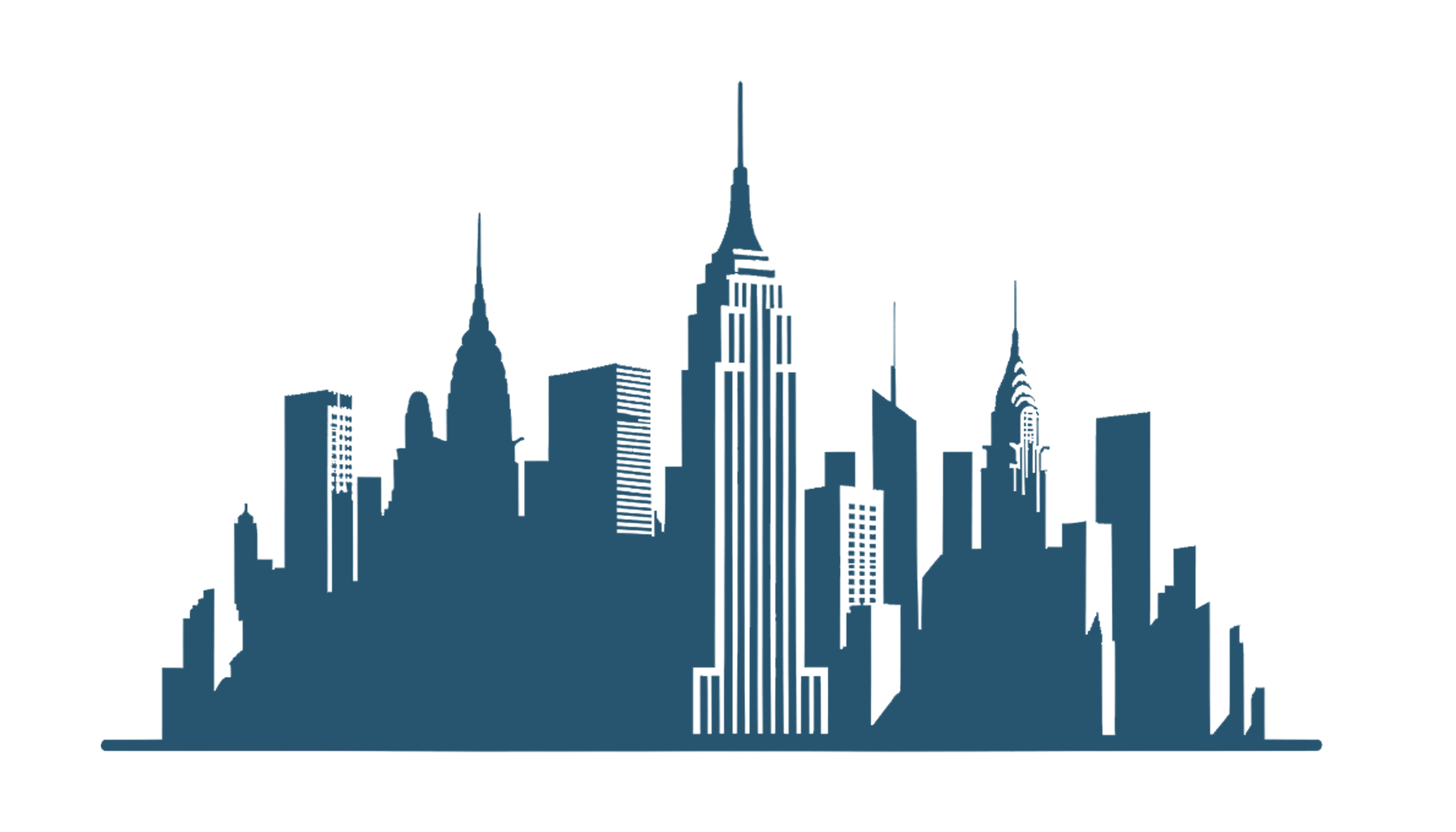 Graphic of New York skyline